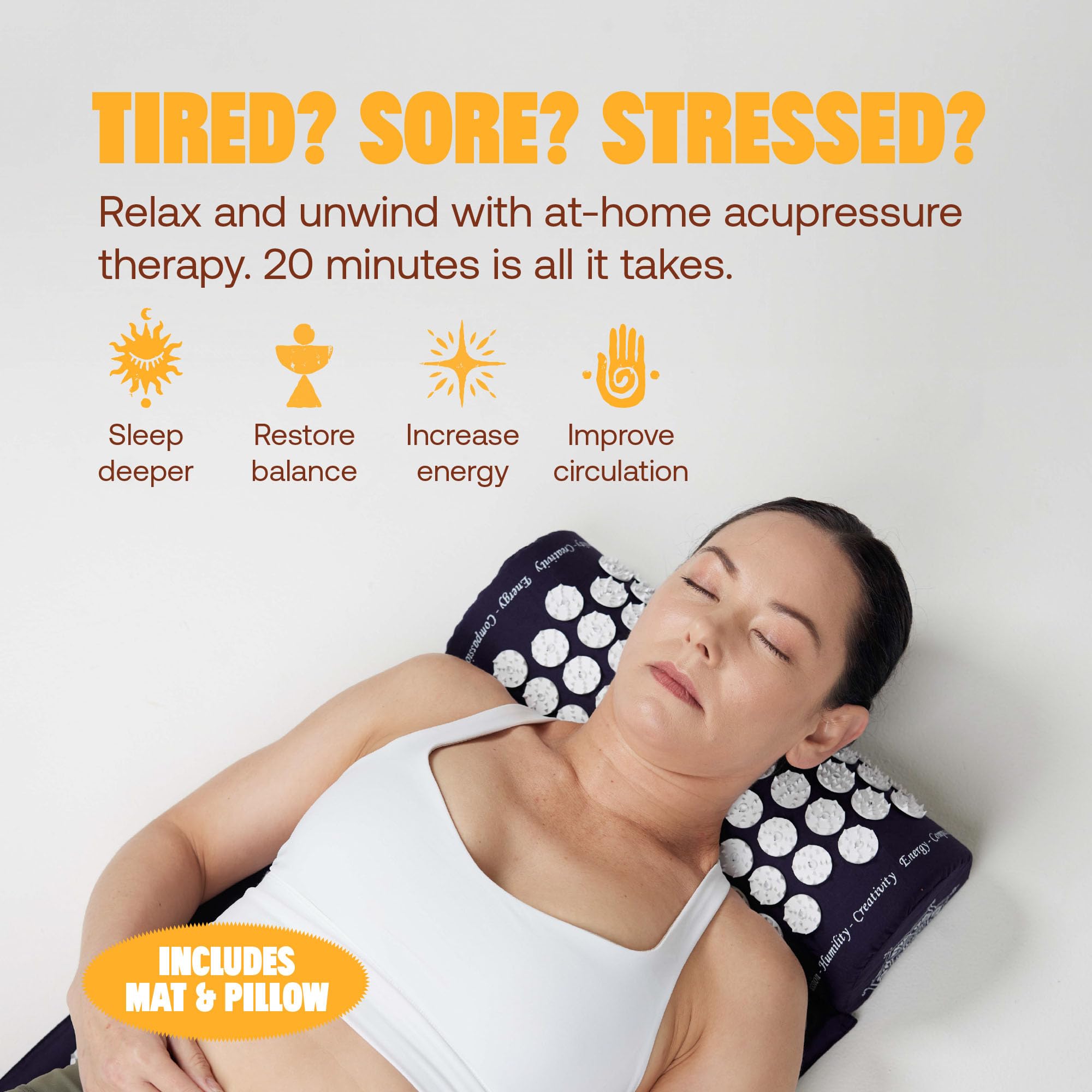 Amazon.com: ShaktiMat Classic Acupressure Mat & Neck Pillow Set